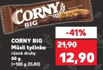 Kaufland CORNY BIG Müsli tyčinka nabídka