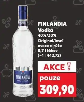 Kaufland FINLANDIA Vodka nabídka