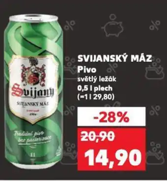 Kaufland SVIJANSKÝ MÁZ Pivo nabídka