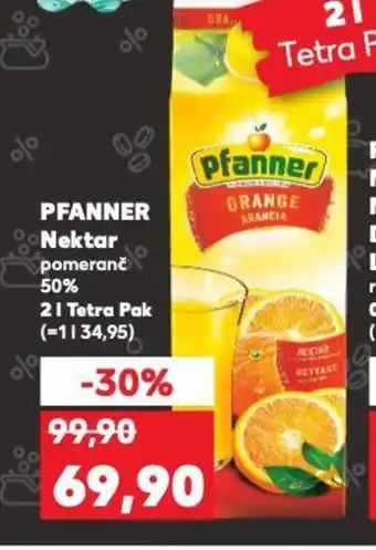 Kaufland PFANNER Nektar nabídka