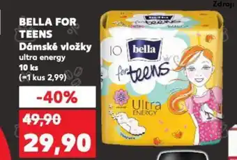 Kaufland BELLA FOR TEENS Dámské vložky nabídka