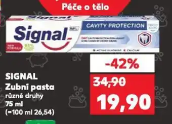 Kaufland SIGNAL Zubní pasta nabídka