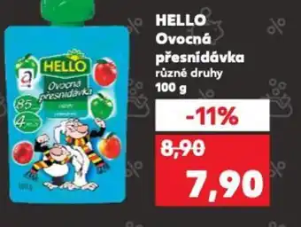 Kaufland HELLO Ovocná přesnídávka nabídka