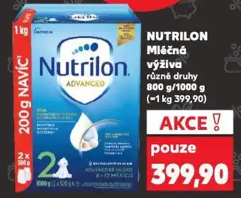 Kaufland NUTRILON Mléčná výživa nabídka