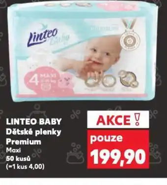Kaufland LINTEO BABY Dětské plenky Premium nabídka