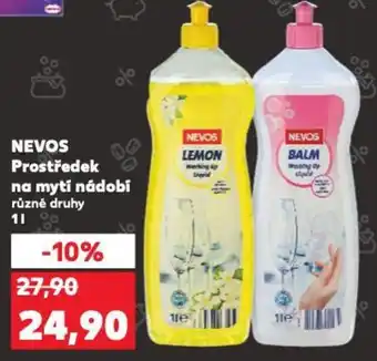 Kaufland NEVOS Prostředek na mytí nádobí nabídka