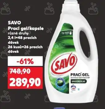 Kaufland SAVO Praci gel/kapsle nabídka