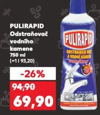 Kaufland PULIRAPID Odstraňovač vodního kamene nabídka