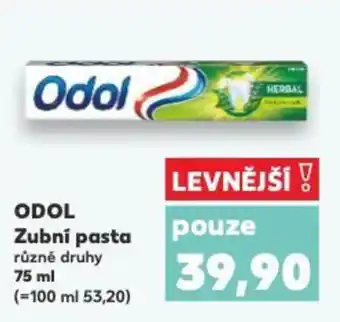 Kaufland ODOL Zubní pasta nabídka