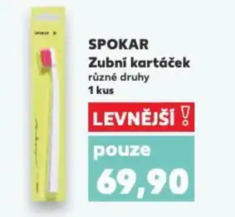 Kaufland SPOKAR Zubní kartáček nabídka