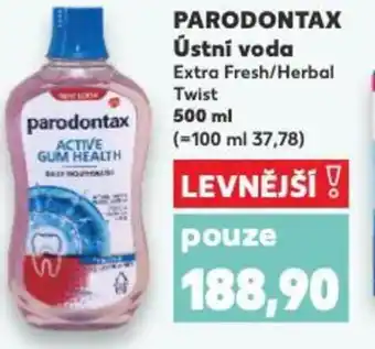 Kaufland PARODONTAX Ústní voda nabídka