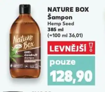 Kaufland NATURE BOX Šampon nabídka