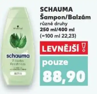 Kaufland SCHAUMA Šampon/Balzám nabídka