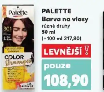 Kaufland PALETTE Barva na vlasy nabídka