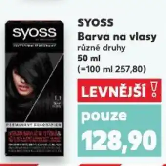 Kaufland SYOSS Barva na vlasy nabídka
