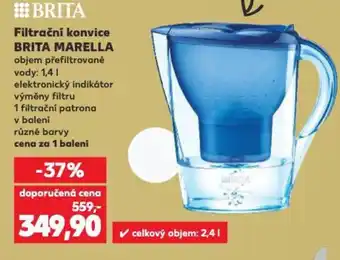 Kaufland Filtrační konvice BRITA MARELLA nabídka