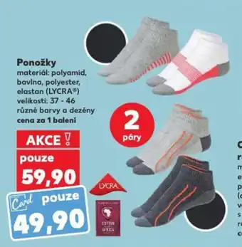Kaufland Ponožky nabídka