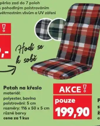 Kaufland Potah na křeslo nabídka