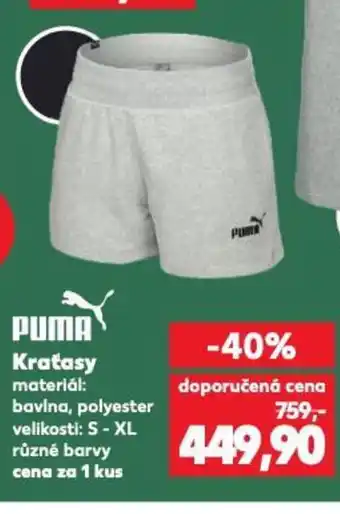 Kaufland PUMA Kraťasy nabídka