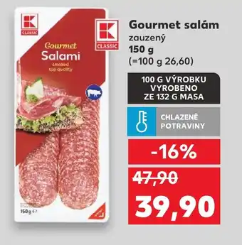 Kaufland Gourmet salám nabídka