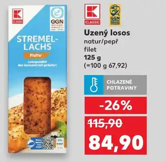 Kaufland Uzený losos nabídka