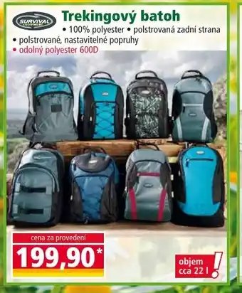 Norma Trekingový batoh nabídka