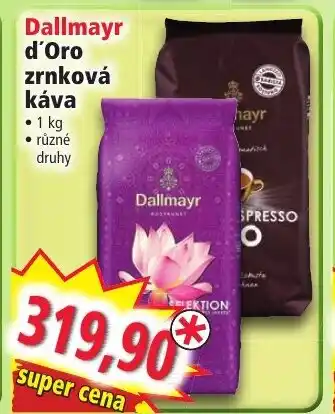 Dallmayr d'Oro zrnková káva