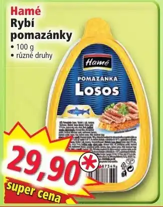 Norma Hamé Rybí pomazánky nabídka