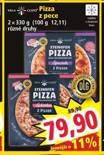 Norma Pizza z pece nabídka