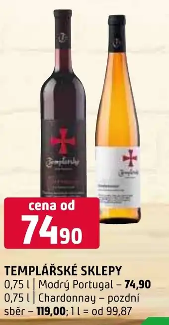Terno TEMPLÁŘSKÉ SKLEPY nabídka