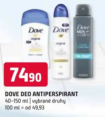 Terno DOVE DEO ANTIPERSPIRANT nabídka