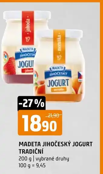 Terno MADETA JIHOČESKÝ JOGURT TRADIČNÍ nabídka