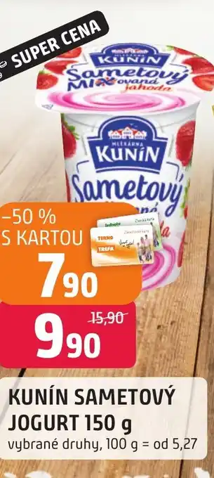 Trefa KUNÍN SAMETOVÝ JOGURT 150 g nabídka