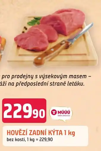 Trefa HOVĚZÍ ZADNÍ KÝTA 1 kg nabídka