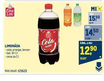 Makro Limonáda nabídka