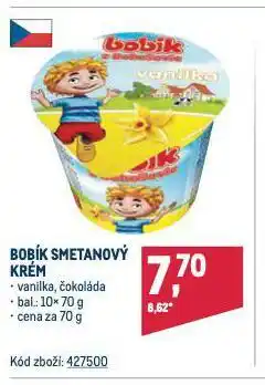 Makro Bobík smetanový krém nabídka