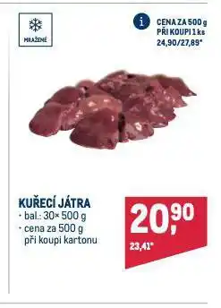 Makro Kuřecí játra nabídka