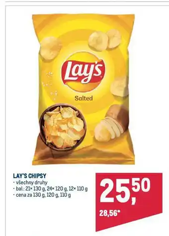 Makro Lay's chipsy nabídka