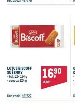 Makro Lotus biscoff sušenky nabídka