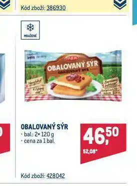 Makro Obalovaný sýr nabídka