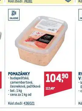 Makro Pomazánka pažitková nabídka