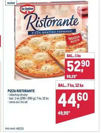 Makro Pizza ristorante nabídka