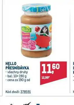 Makro Hello ovocná přesnídávka nabídka