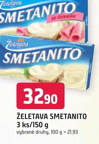 Trefa ŽELETAVA SMETANITO 3 ks/150 g nabídka