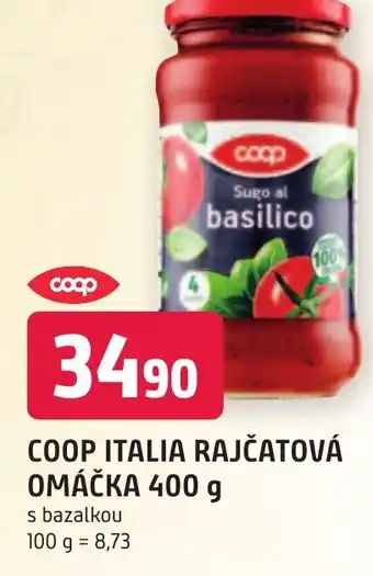 Trefa COOP ITALIA RAJČATOVÁ OMÁČKA 400 g nabídka