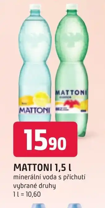 Trefa MATTONI 1,5 l nabídka