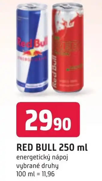 Trefa RED BULL 250 ml nabídka