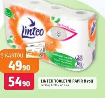 Trefa LINTEO TOALETNÍ PAPÍR 8 rolí nabídka