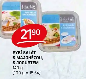 Flop RYBÍ SALÁT S MAJONÉZOU, S JOGURTEM nabídka