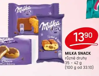 Flop MILKA SNACK nabídka